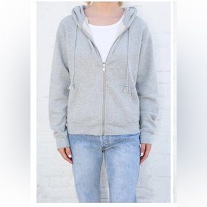 Brandy Melville Christy hoodie gray
